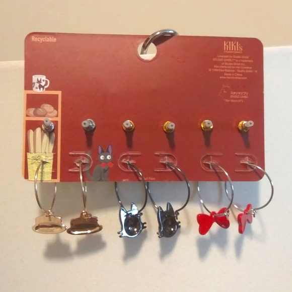 Kiki's Delivery Service Earring Set Ghibli - Picture 2 of 2